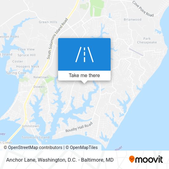 Mapa de Anchor Lane
