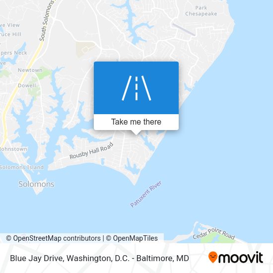 Blue Jay Drive map