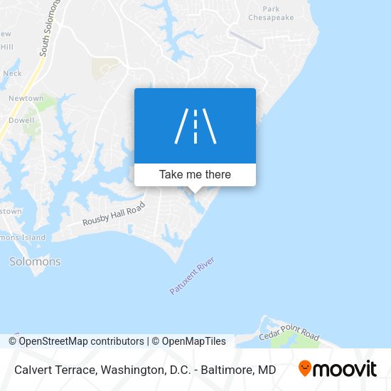 Calvert Terrace map