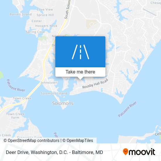 Deer Drive map
