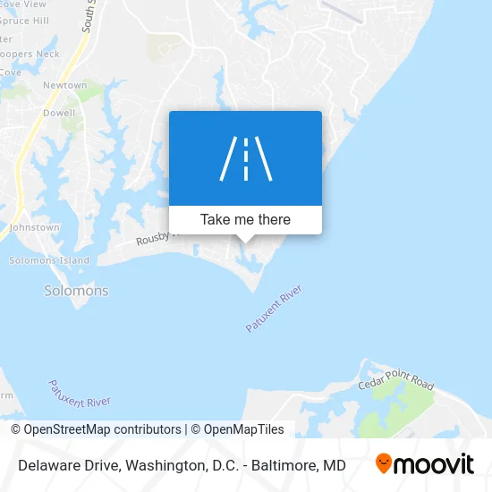 Delaware Drive map
