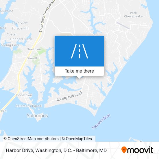 Harbor Drive map