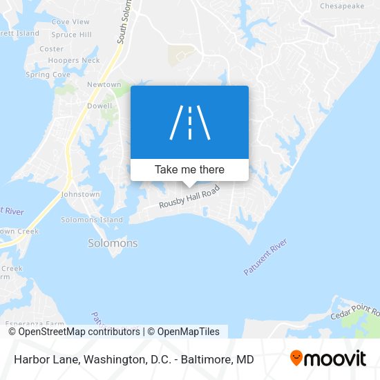Harbor Lane map