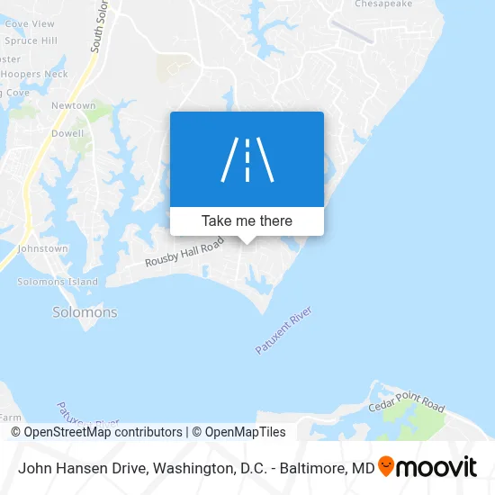 John Hansen Drive map