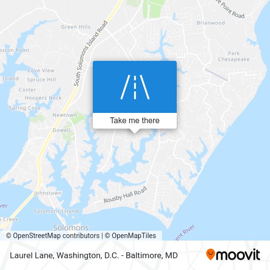 Mapa de Laurel Lane