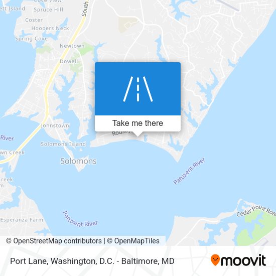 Mapa de Port Lane