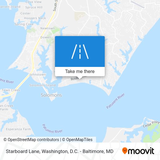 Starboard Lane map