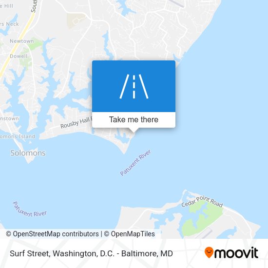 Surf Street map