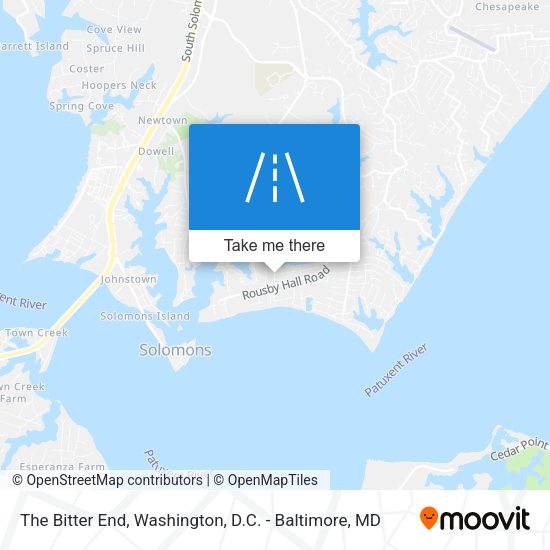 Mapa de The Bitter End