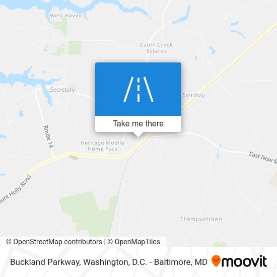 Mapa de Buckland Parkway
