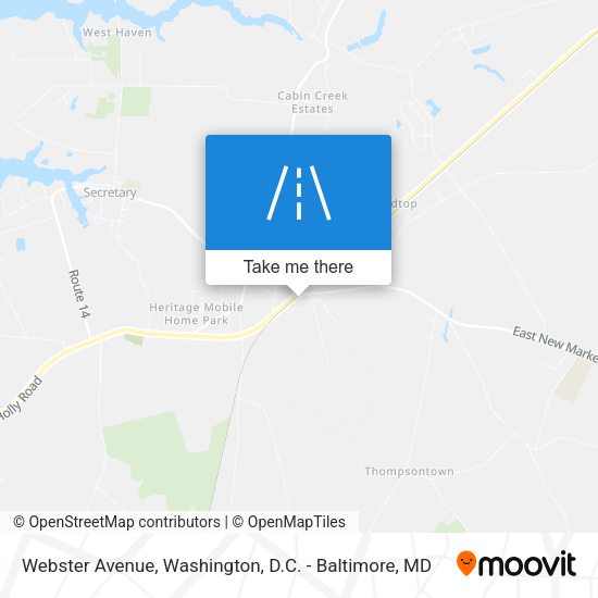 Mapa de Webster Avenue