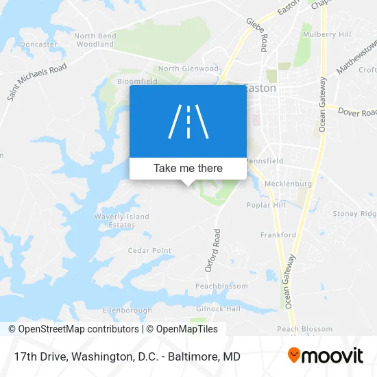 17th Drive map