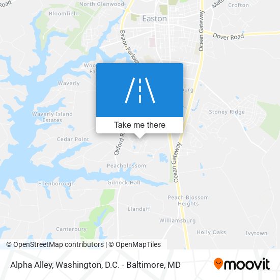 Alpha Alley map