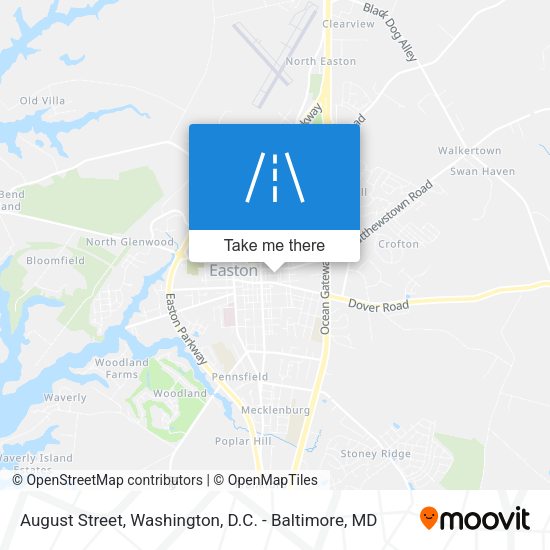 August Street map