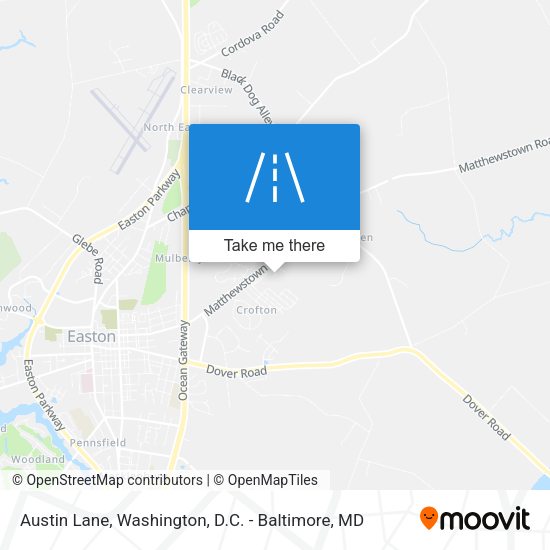Austin Lane map