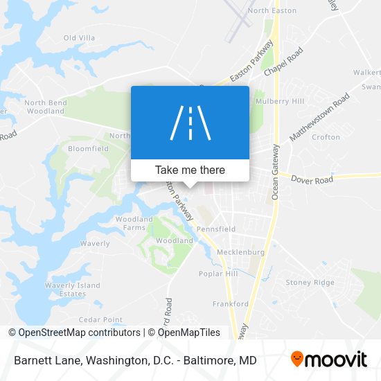 Barnett Lane map