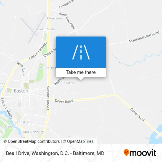 Beall Drive map