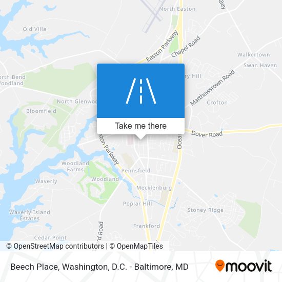 Beech Place map