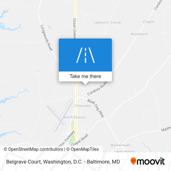 Mapa de Belgrave Court