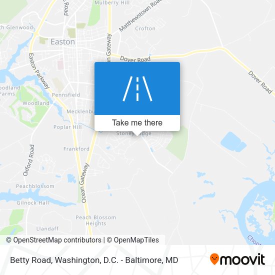 Mapa de Betty Road
