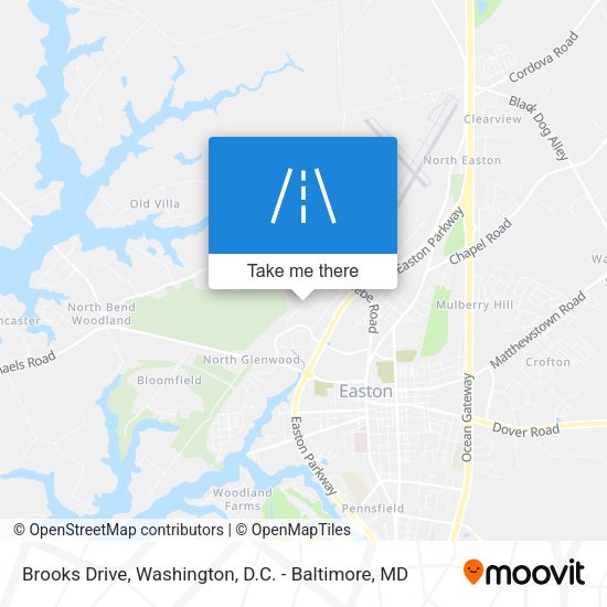 Brooks Drive map