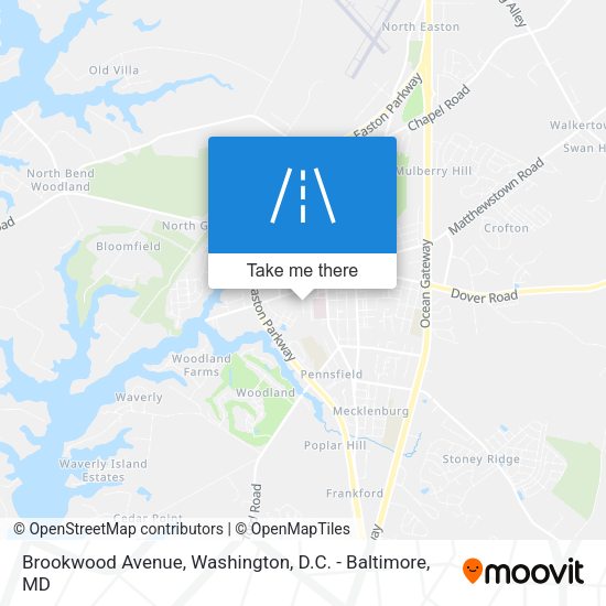 Mapa de Brookwood Avenue