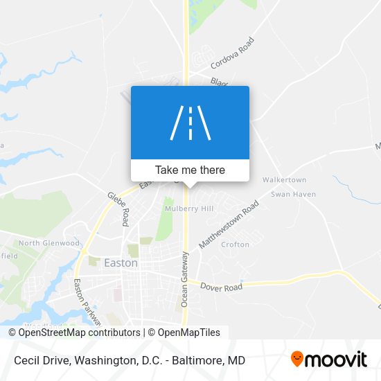 Cecil Drive map