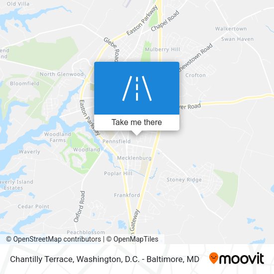 Chantilly Terrace map