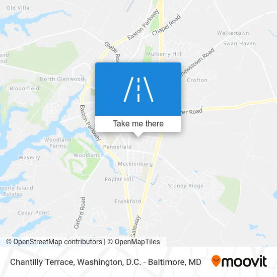 Chantilly Terrace map