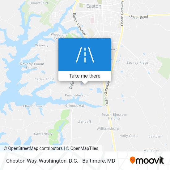 Cheston Way map