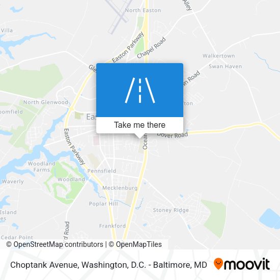 Mapa de Choptank Avenue