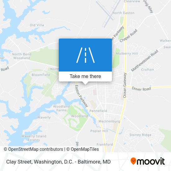 Clay Street map