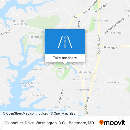Mapa de Clubhouse Drive
