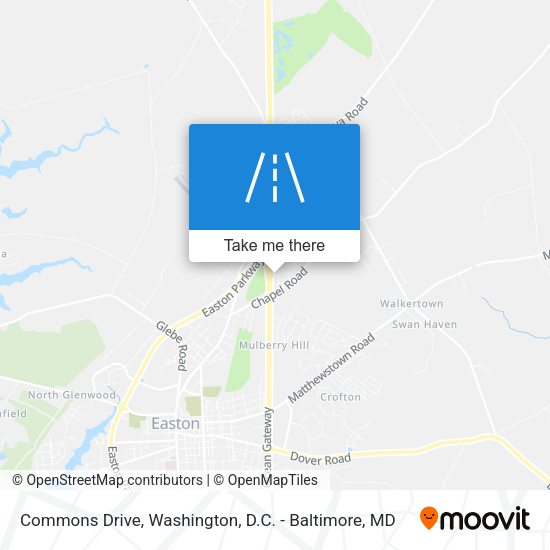 Mapa de Commons Drive