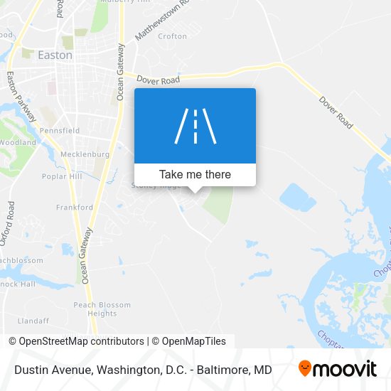 Mapa de Dustin Avenue