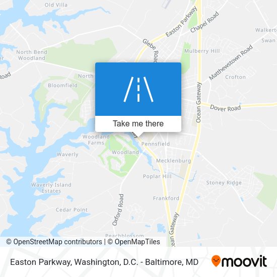 Easton Parkway map