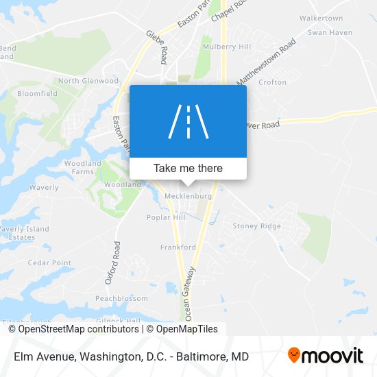 Mapa de Elm Avenue