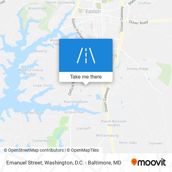 Emanuel Street map