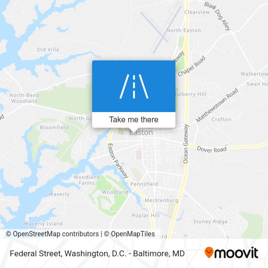 Federal Street map
