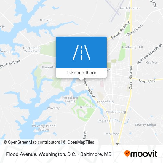 Flood Avenue map