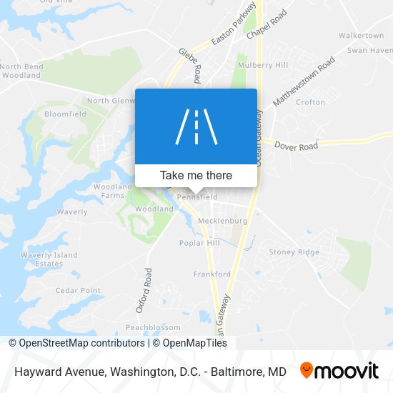 Hayward Avenue map