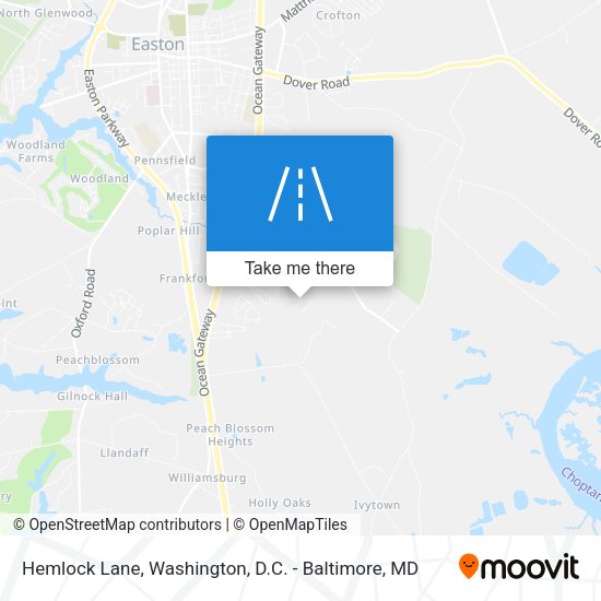 Hemlock Lane map