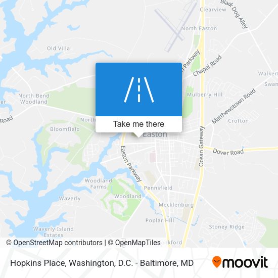 Hopkins Place map