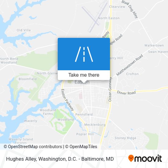 Hughes Alley map