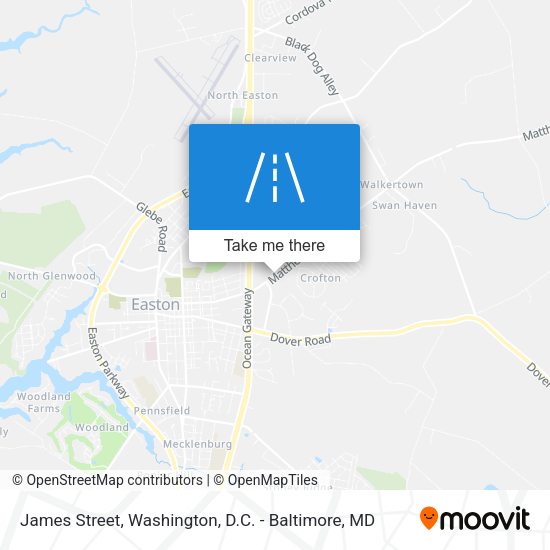 Mapa de James Street