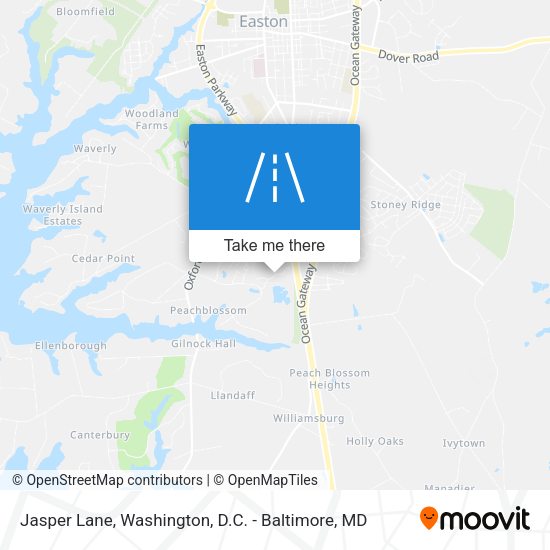 Jasper Lane map