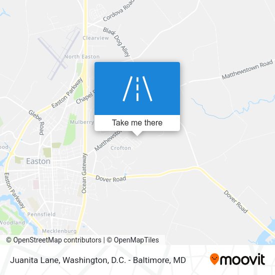 Juanita Lane map