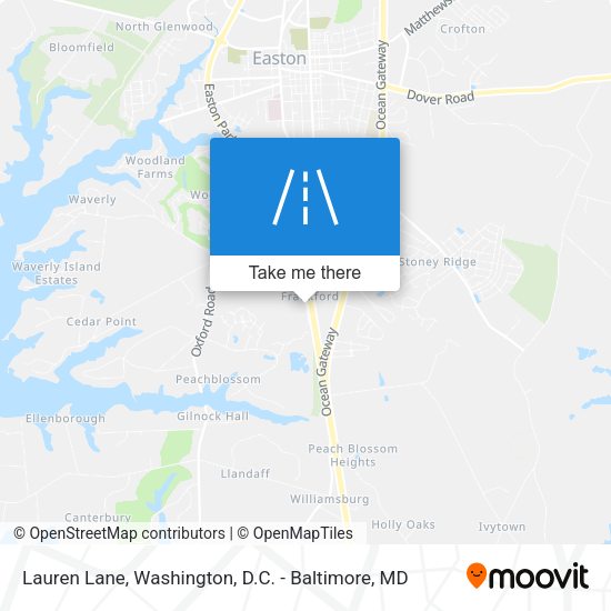 Mapa de Lauren Lane