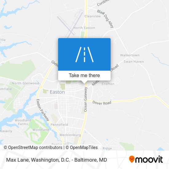 Max Lane map