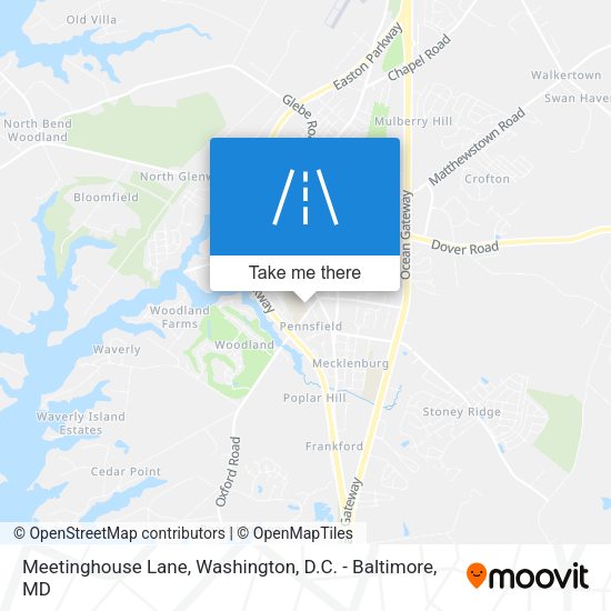 Meetinghouse Lane map